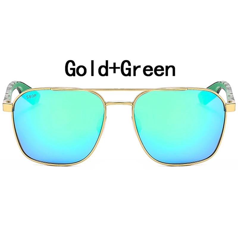 Wader marque Design lunettes de soleil polarisées hommes 580P lunettes de soleil UV400 nuances lunet