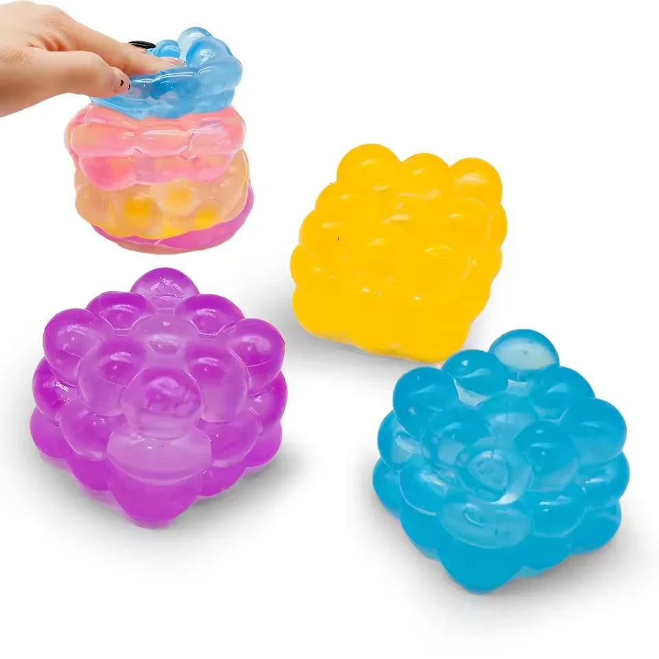 1Pc nouveau bonbons tridimensionnels pétrissage musique adulte soulagement du Stress presser jouets 