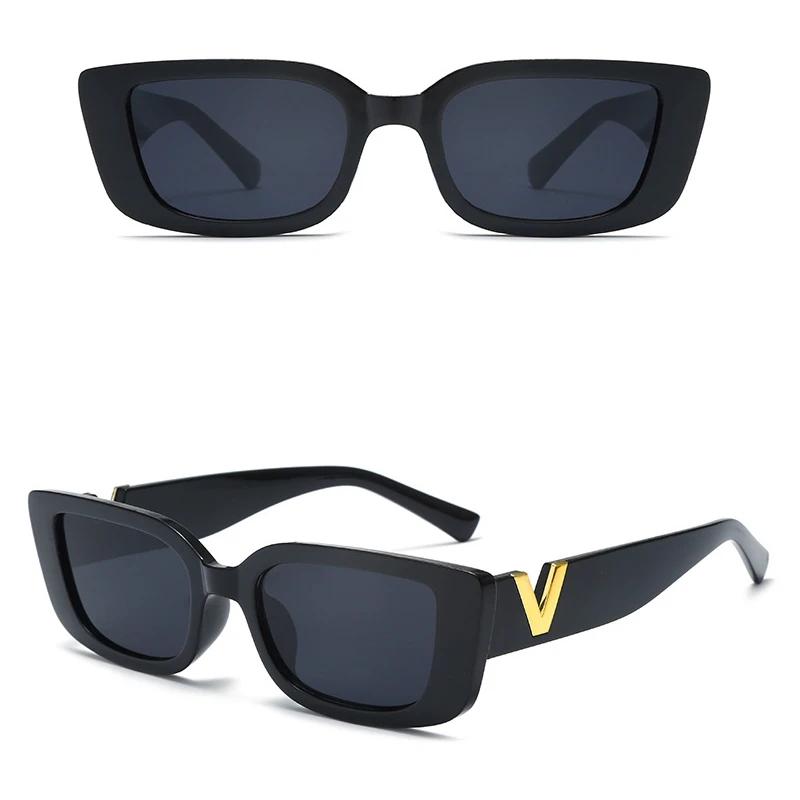 Mode Cat Eye lunettes de Soleil De Luxe V Lunettes de Soleil Pour Dames Classique Rectangle Conduite