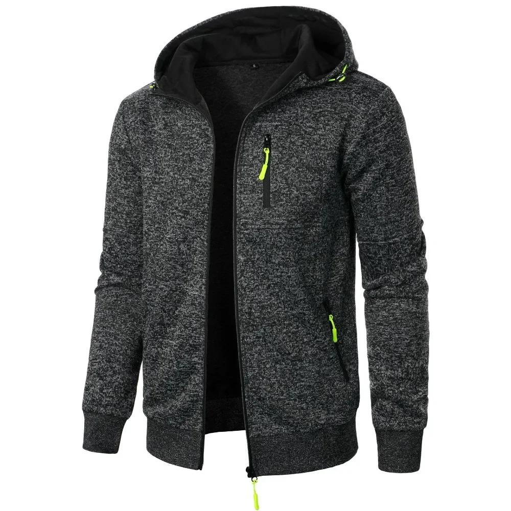 Sweat à capuche PVD Slim Fit Sportedly pour hommes, veste décontractée, survêtement, streetwear, aut