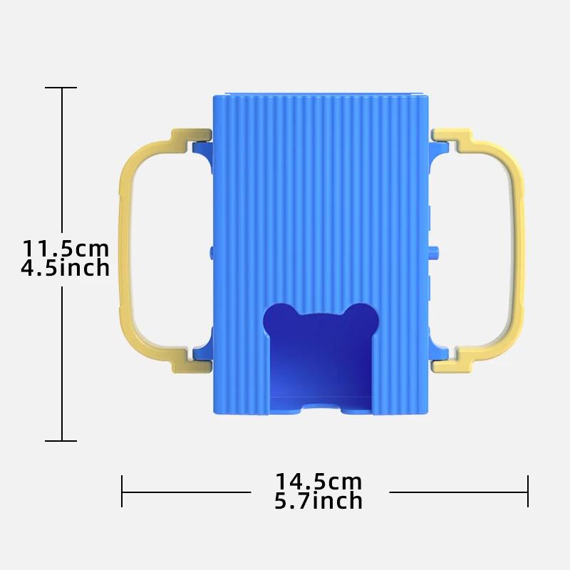 Support de boîte à jus réglable pour tout-petits, support Anti-extrusion pour aliments pour bébés et