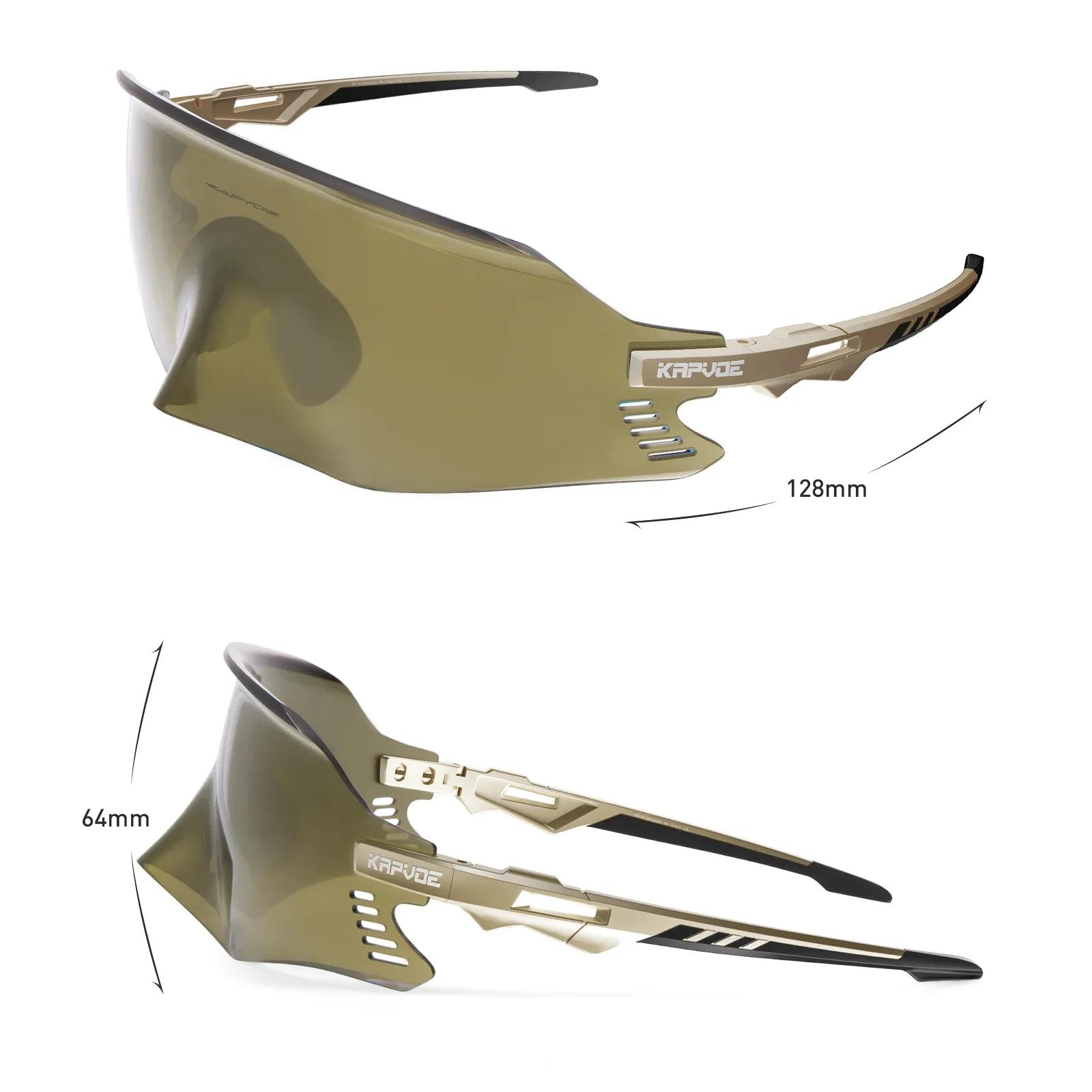 Kapvoe lunettes de soleil de vélo de route chaude Protection UV400 lunettes de cyclisme hommes femme