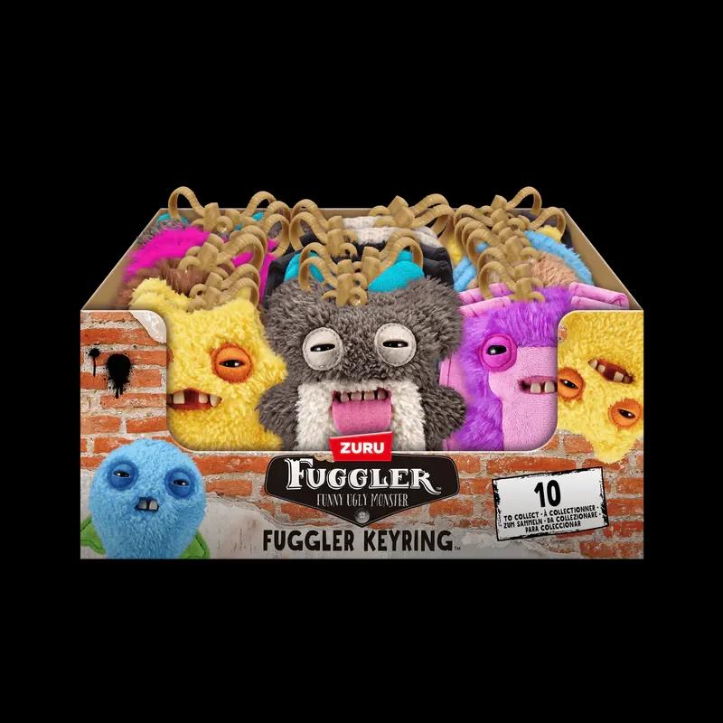 Porte-clés Fuggler Original série 5, jouets en Peluche monstre laid drôle, sac à dos de dessin animé