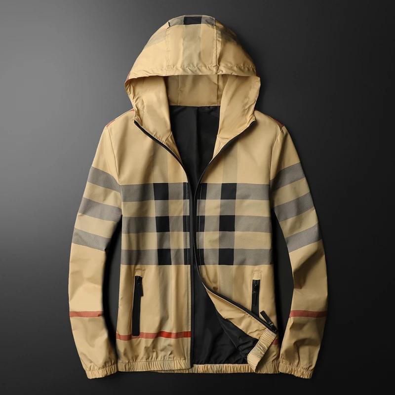 Veste rayée à la mode de style coréen, veste à capuche avec fermeture éclair de haute qualité, veste