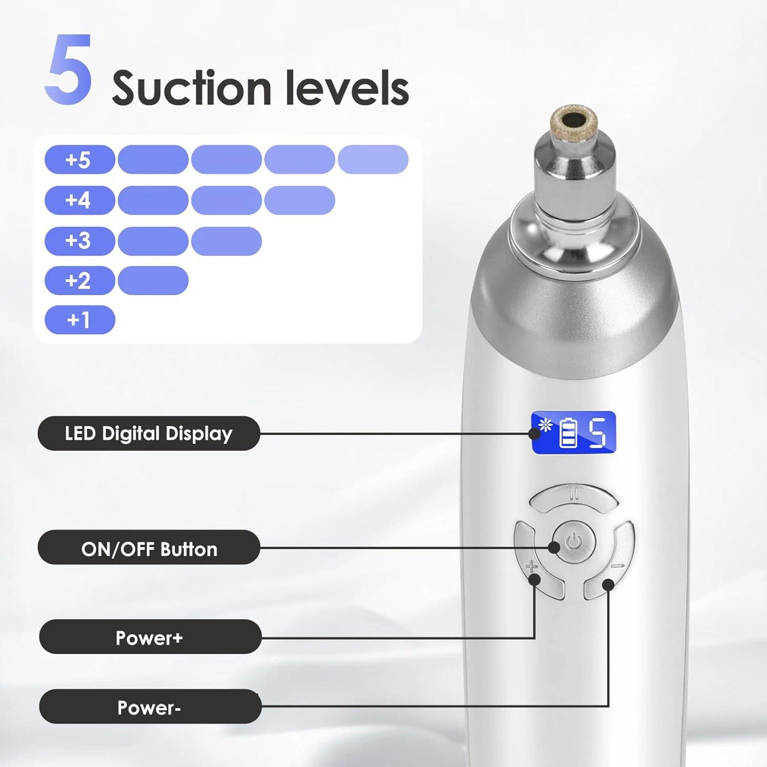 Machine portative de Microdermabrasion de diamant soins de la peau du visage dispositif de beauté d'