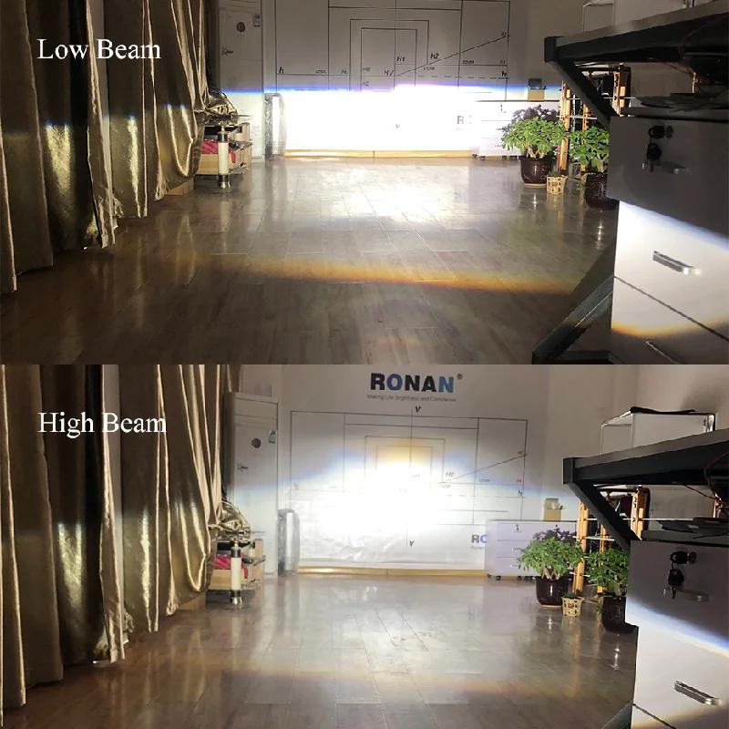 RONAN – lentille de phare Led 3.0 pouces, 45W Bi, deux réflexes, 2000LM, 5500K, pour Hella 3R G5 Hi 