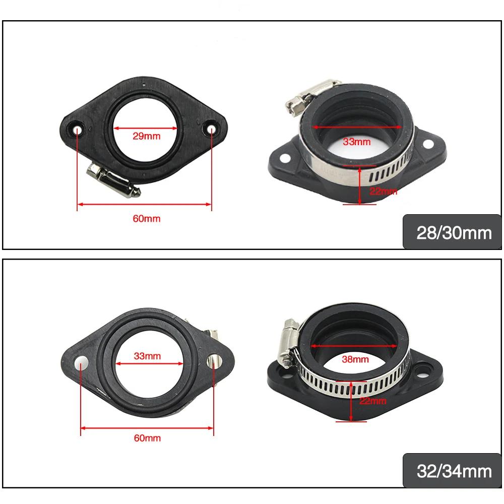 ZSDTRP adaptateur de carburateur de moto 28 30mm collecteur de démarrage pour PWK PE TM carburateur 