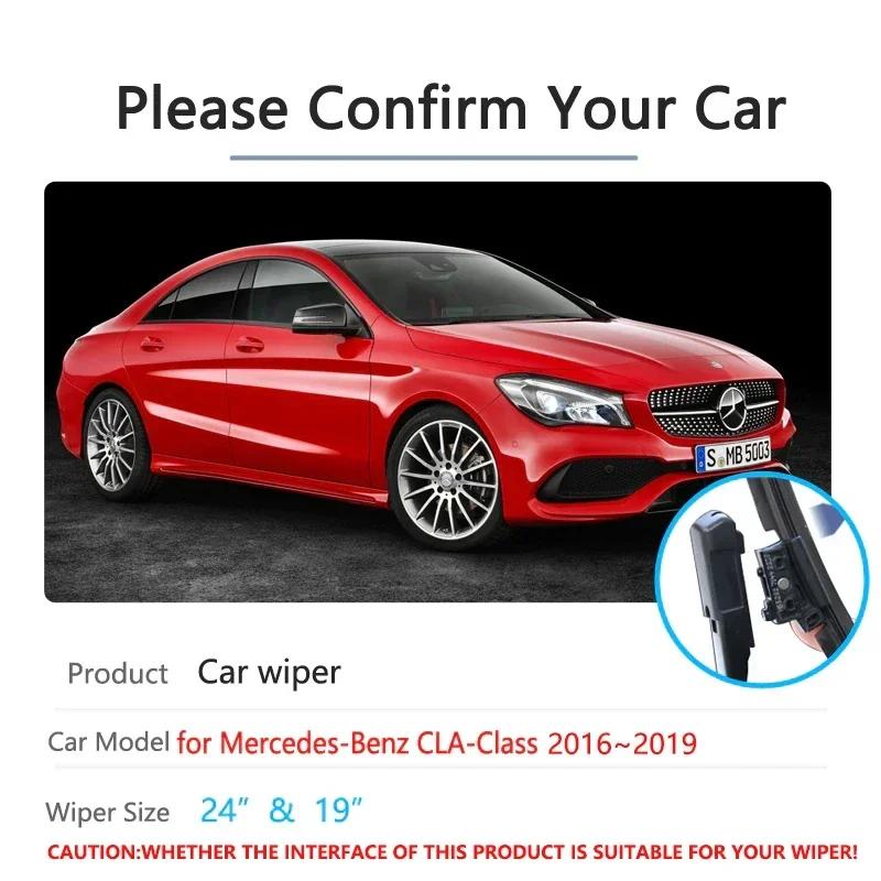Balai d'essuie-glace de voiture, accessoires de voiture pour Mercedes Benz CLA C117 W117 2016 2017 2