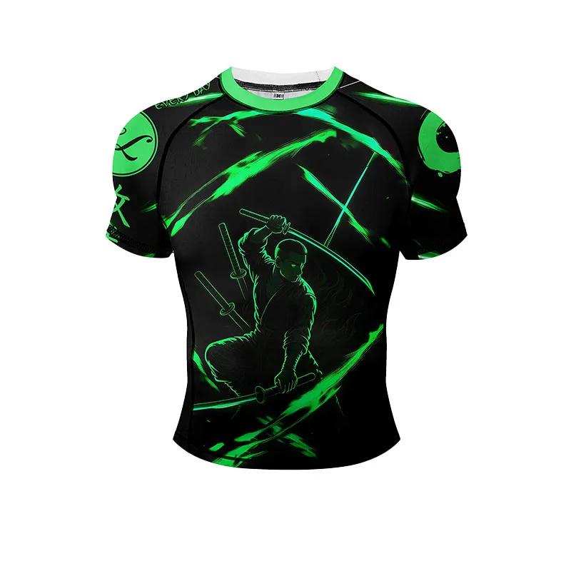 Nouvelles chemises de BJJ sans kimono, Rashguard d'entraînement de Jiu-Jitsu et de Kickboxing avec o
