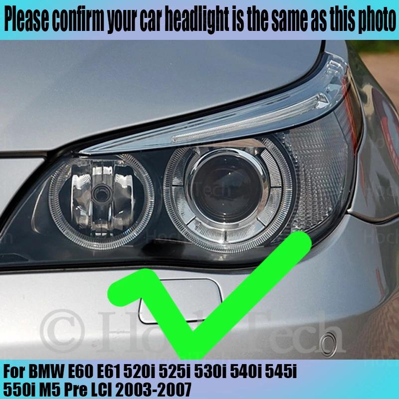 Switchback coton lumière LED oeil d'ange double couleur pour BMW E60 E61 520i 525i 530i 540i 545i 55