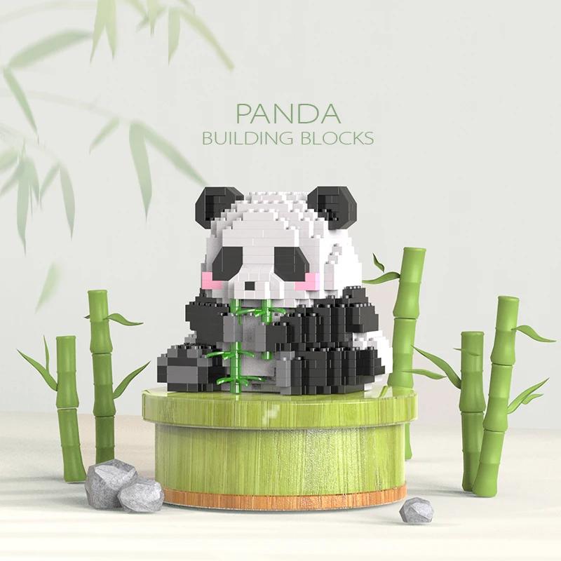 Mini Animal de Style Chinois à Assembler Soi-Même, Briques de Construction, Modèle Créatif, pour Gar