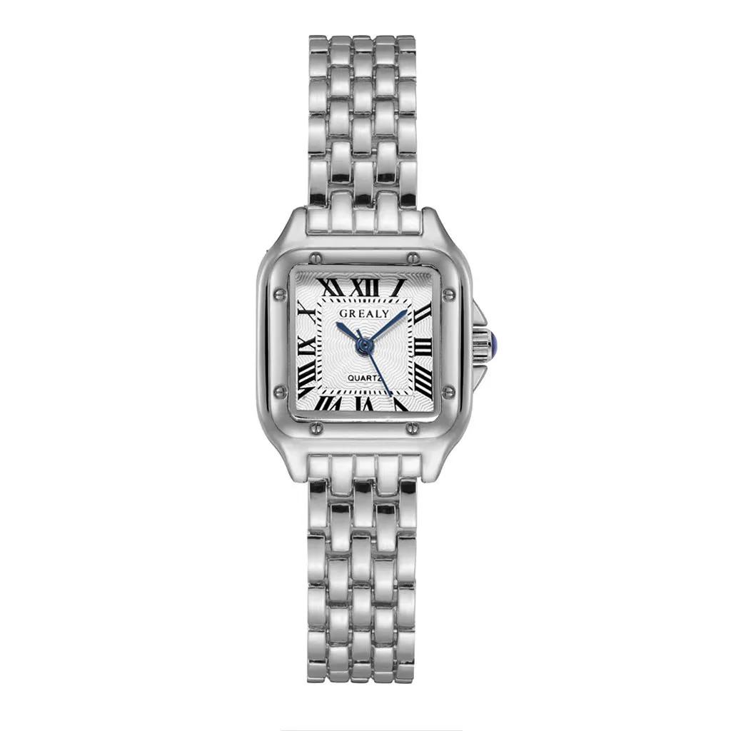 Top marque montre femmes affaires rétro classique Simple étanche bande d'acier dames mode Quartz hor