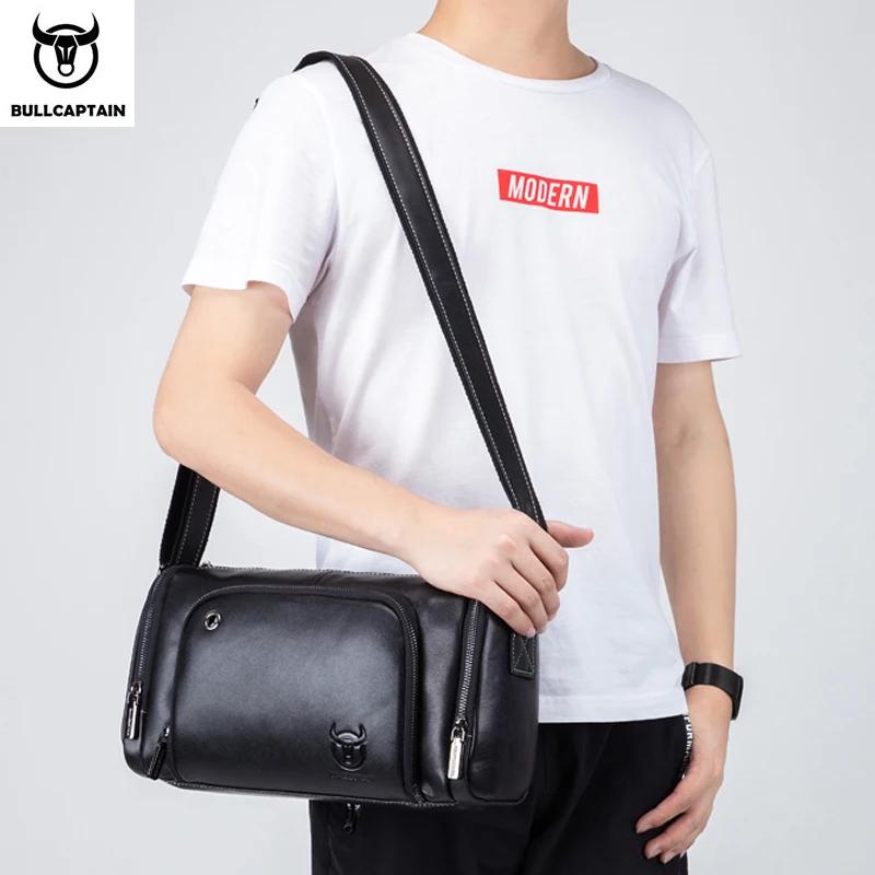 Bullcaptain sac à bandoulière pour hommes sport Fitness affaires sac à bandoulière voyage en plein a