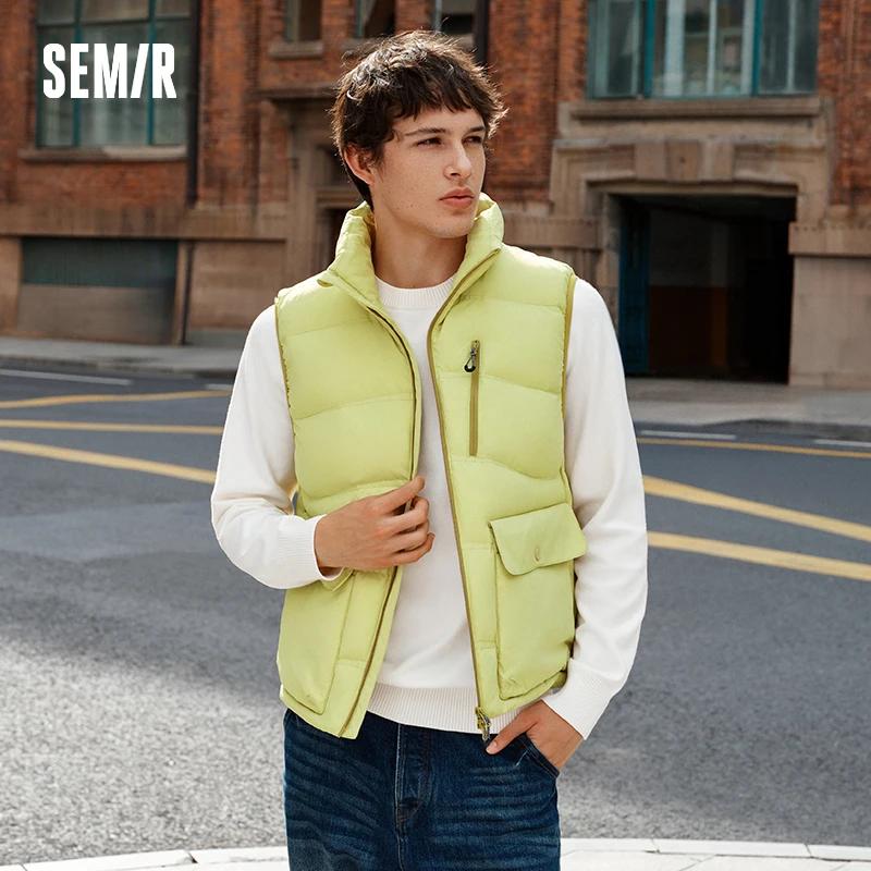 Semir vers le bas gilet hommes hiver 80% vers le bas remplissage trois résistant 2025 nouveaux Sport