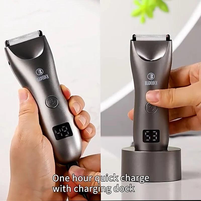 InDispensPubic-Rasoir électrique pour hommes, tondeuse à l'aine, rasoir masculin pour zones sensible