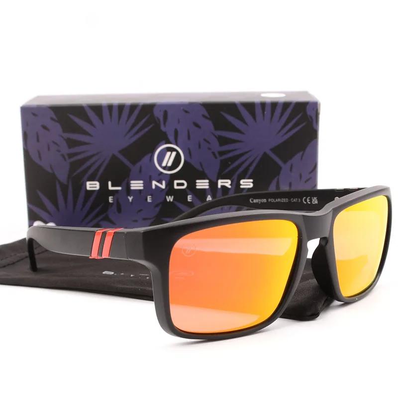 Mélangeur carré femmes hommes lunettes de soleil hommes lunettes UV polarisées Vintage mode carré ho