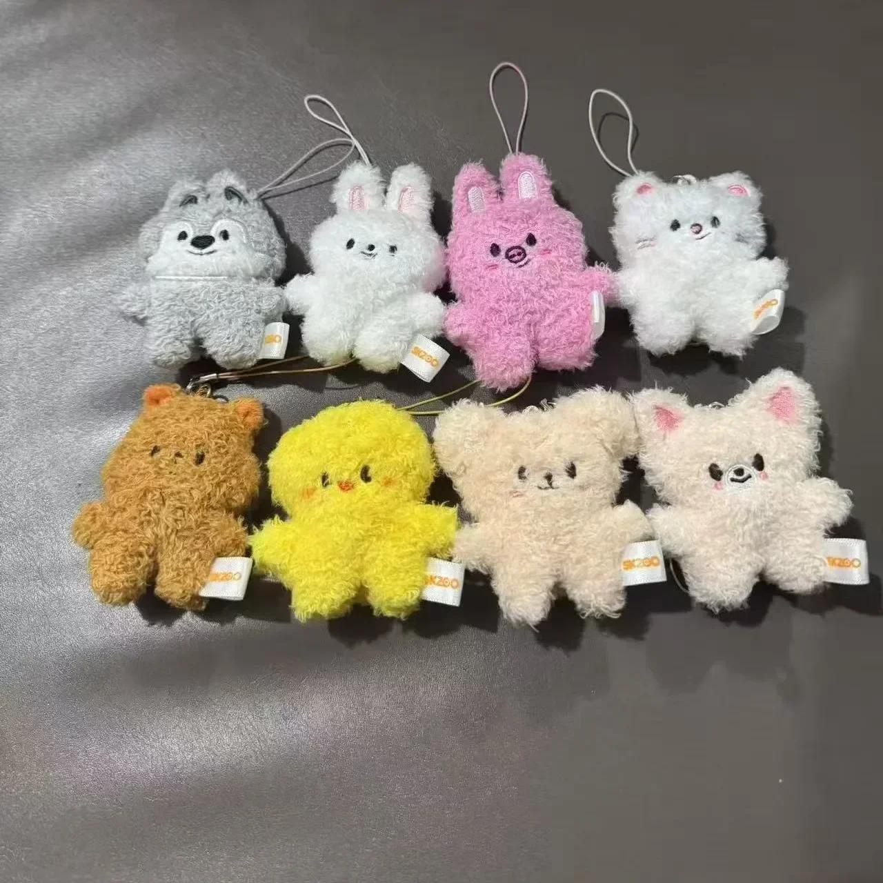 Nouveau KPOP Skzoo porte-clés en peluche coréen Ide pendentif jouet porte-clés Fan Collection Giftso