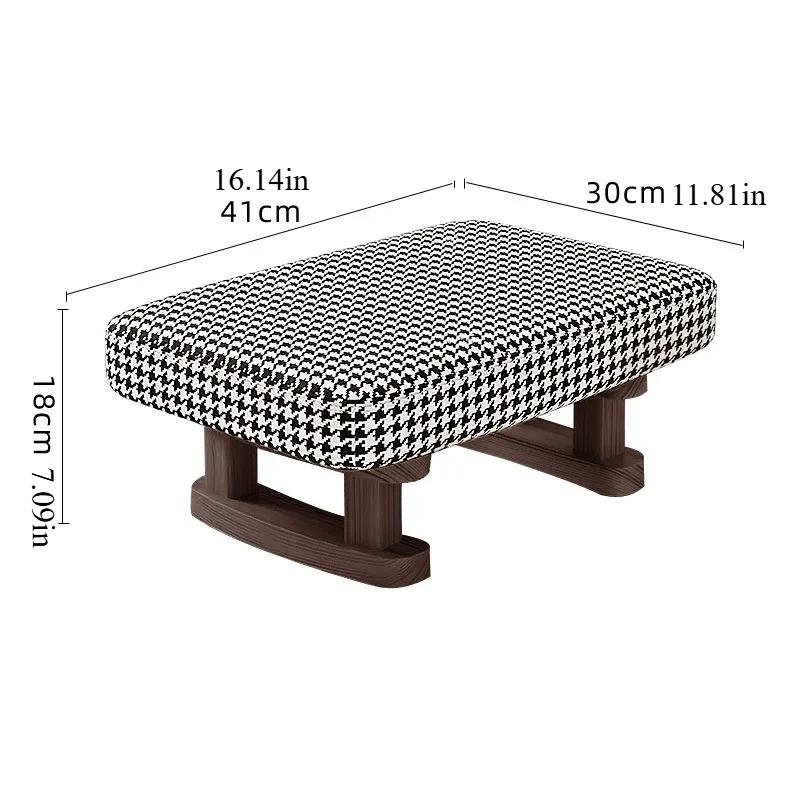 Petite chaise créative en bois, tabouret à langer pour chaussures de maison, canapé Ins, repose-pied