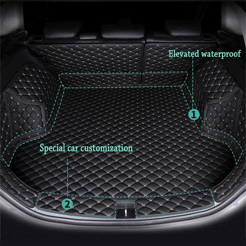 Tapis de coffre pour Kia Sorento Prime UM, 7 sièges, 2015, 2016, 2017, 2018, 2019, tapis, accessoire