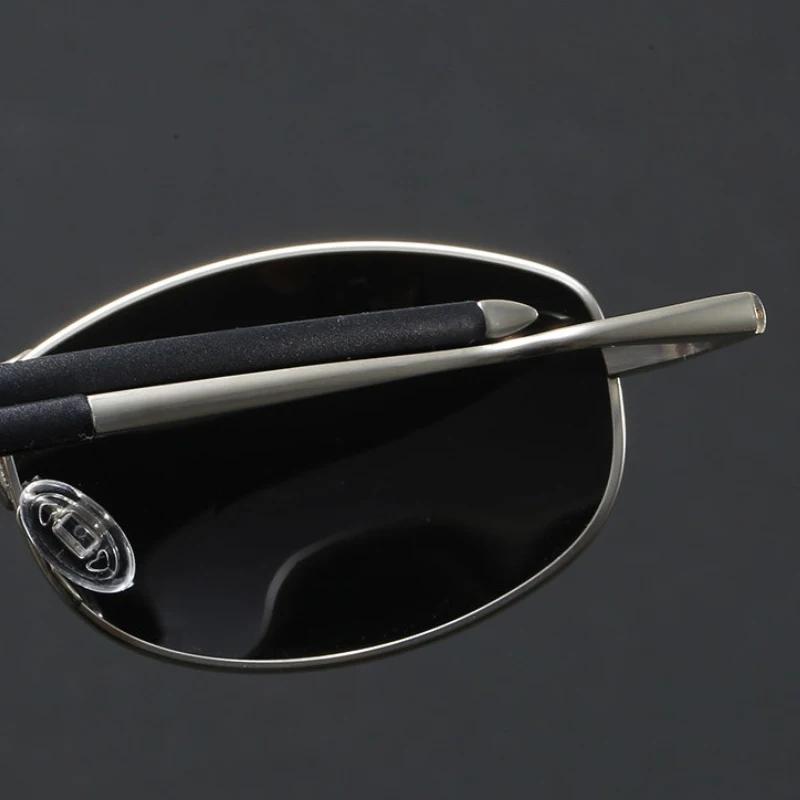 Lunettes de soleil polarisées pour hommes, Protection UV400, monture métallique Ultra légère, pour l