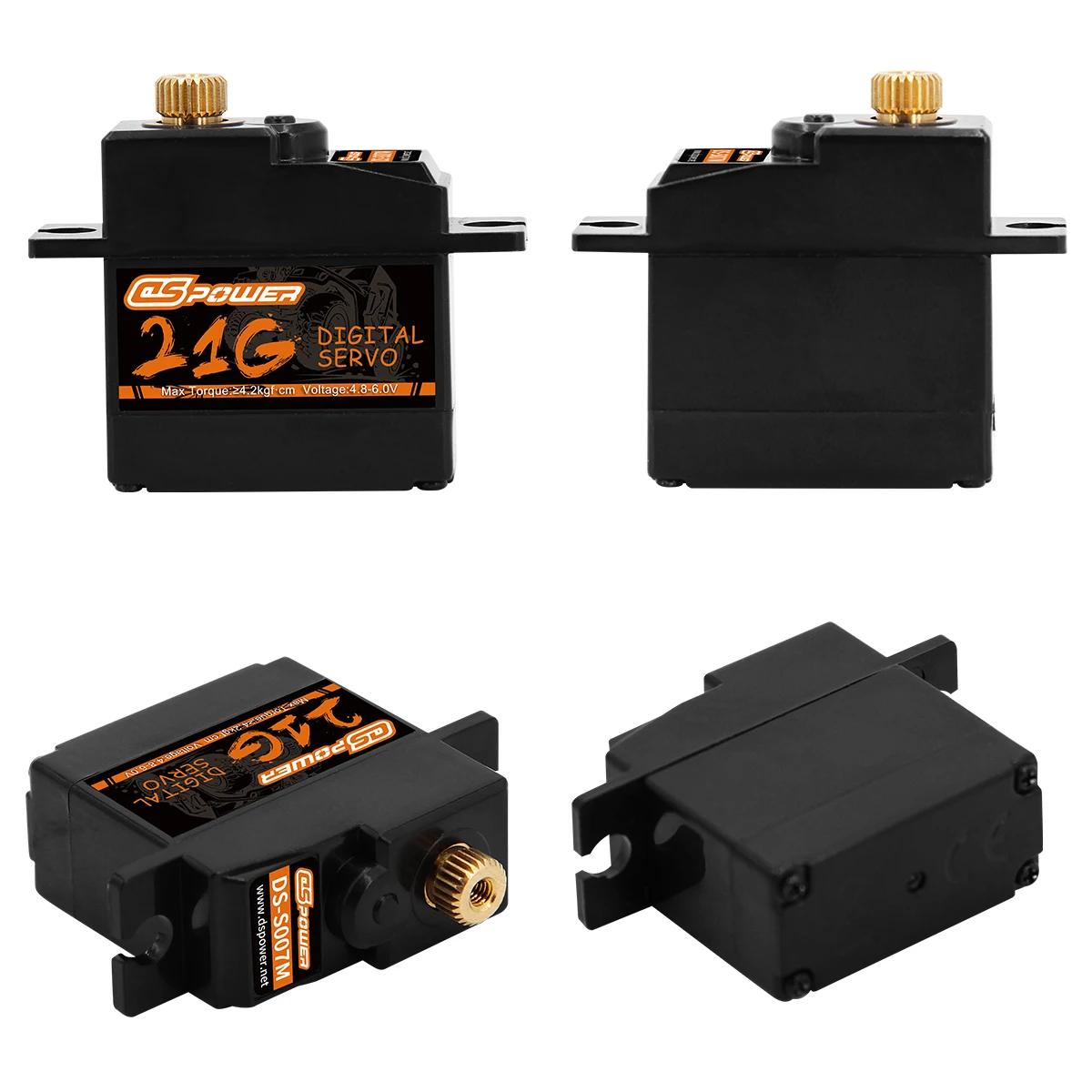 DSpower 21g Metal Gear mini servo 4.2KG 17g Servo pour 1:18 1:16 rc voiture slash E-Revo 144001   Ro