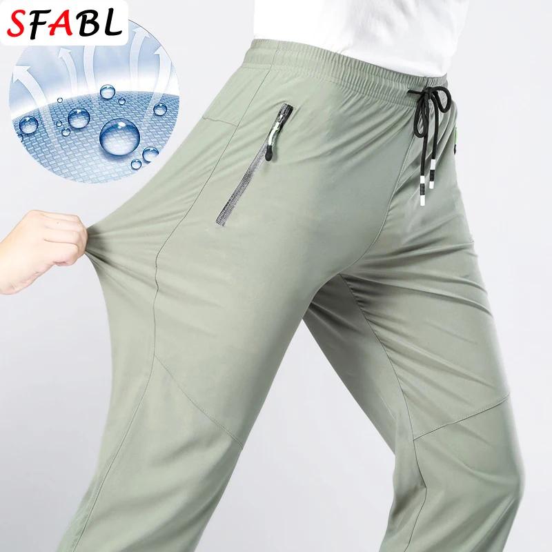 5XL haute Stretch Sport de plein air randonnée pantalon hommes poches à glissière pantalon hommes ét