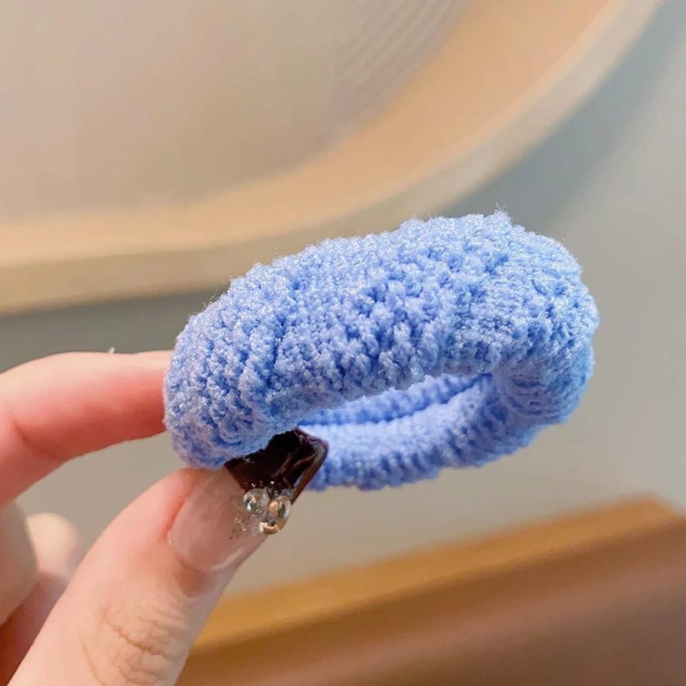 Chouchous pour cheveux épais, couleurs mélangées, doux, sans couture, pour femmes et filles, élastiq