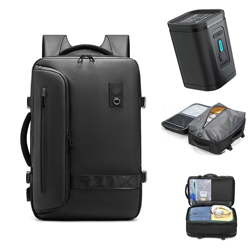 Voyage hommes sac à dos pour ordinateur portable étendu compression sous vide randonnée sac à dos US