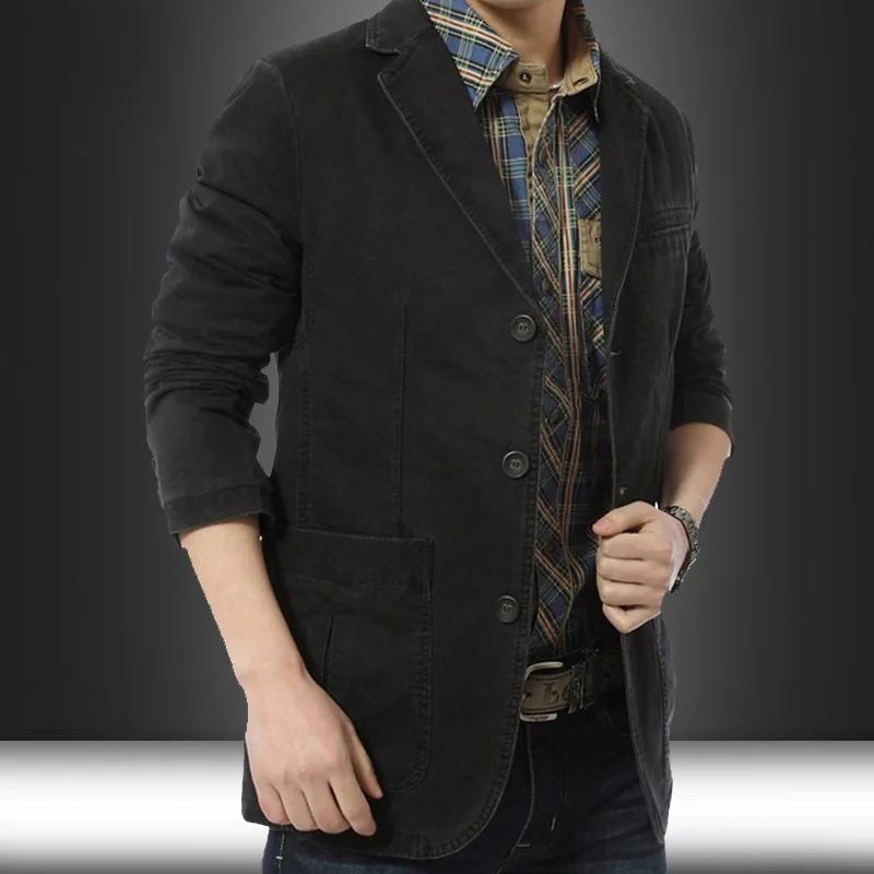 Blazer ample pour hommes d'âge moyen, mode Business, Style britannique, costume décontracté, trois b