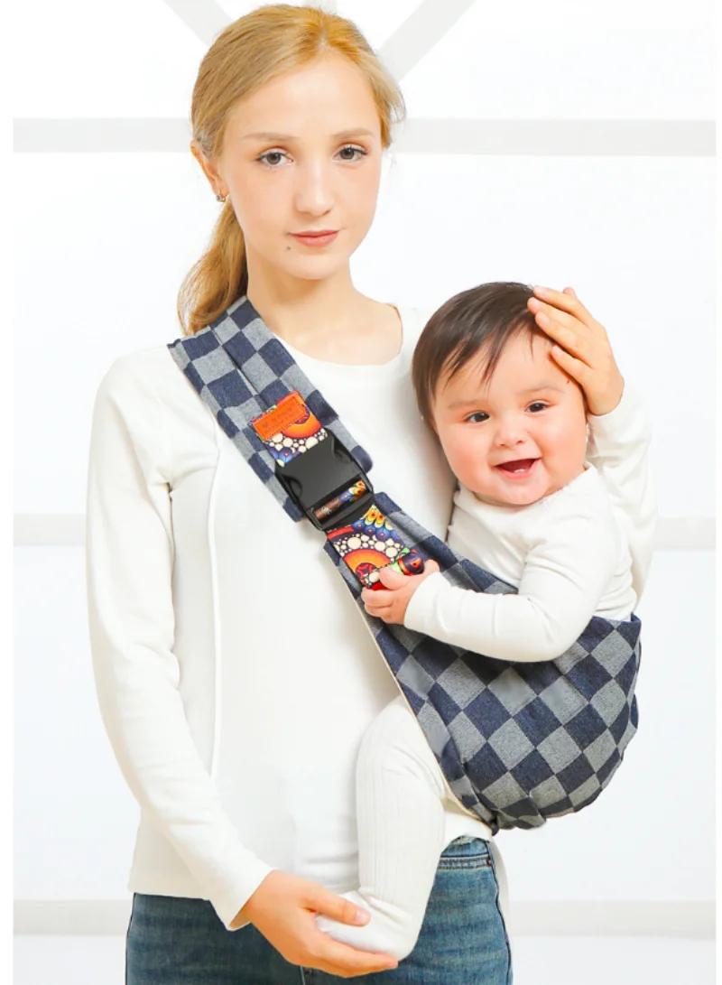 Bébé enfant extérieur transporteur enveloppement doux anti-dérapant anneau de transport fronde multi