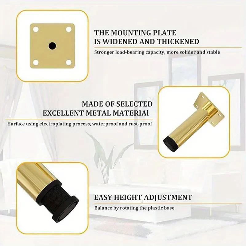 4 pièces bricolage jambe de remplacement pour canapé canapé chaise armoire Table meubles jambes mode