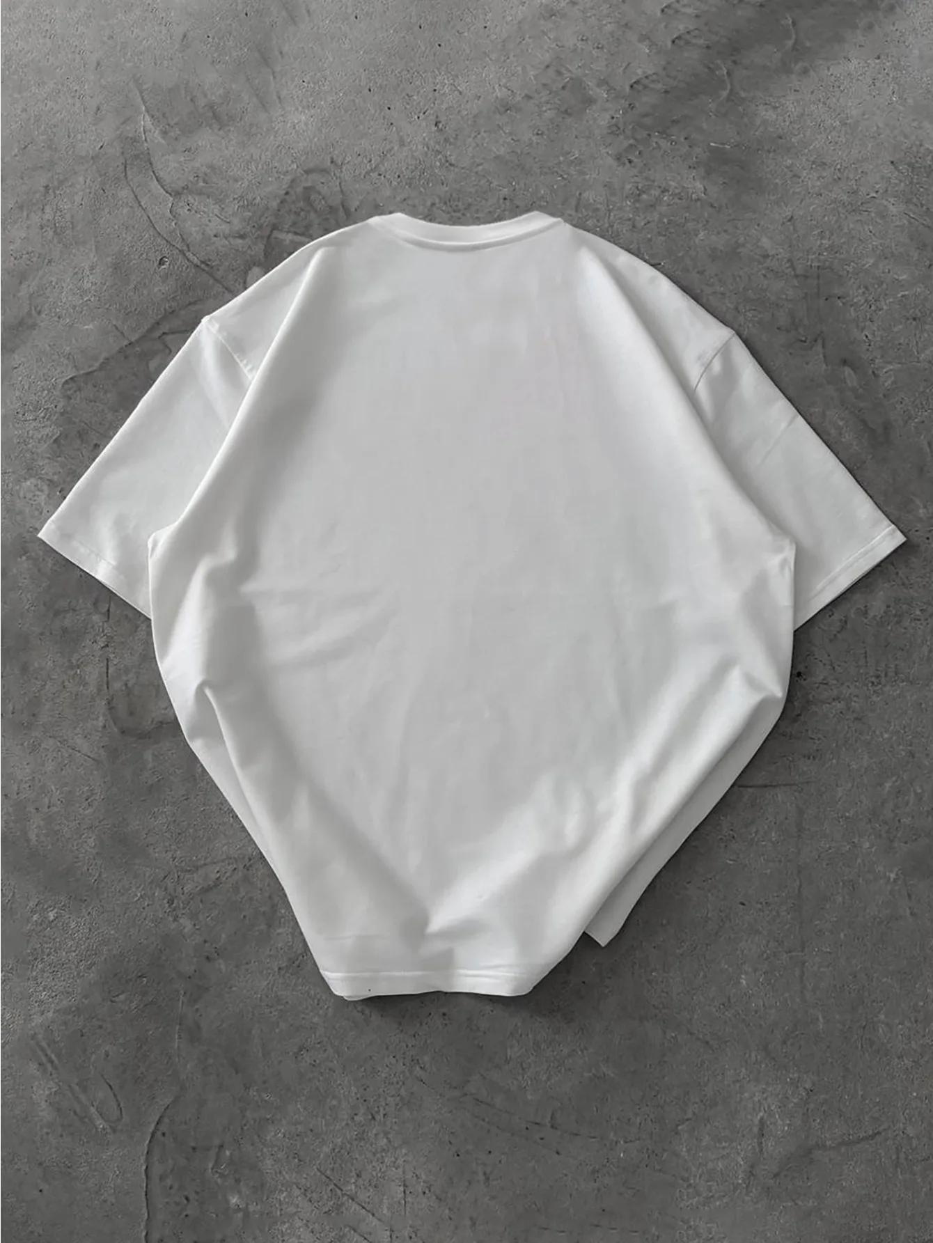 T-Shirt imprimé Mickey Mouse pour hommes, vêtements d'été décontractés, mignons, à manches courtes, 