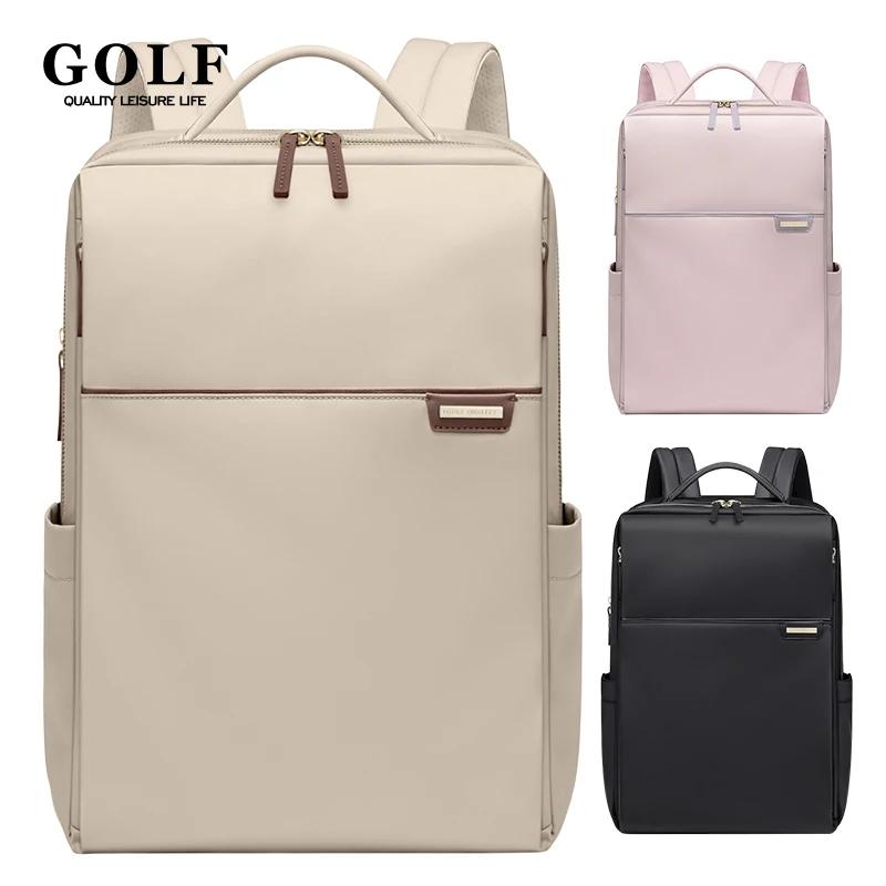 GOLF femme sac à dos travail 16 pouces jeunes femmes sacs à dos élégant esthétique ordinateur portab