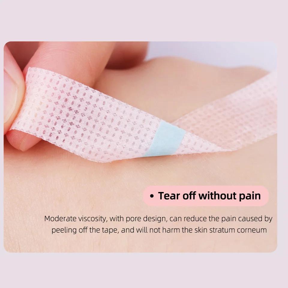 Bande de Gel de Silicone pour Extension de cils, 20 rouleaux/lot, peau sensible, multi-usage, Non ti