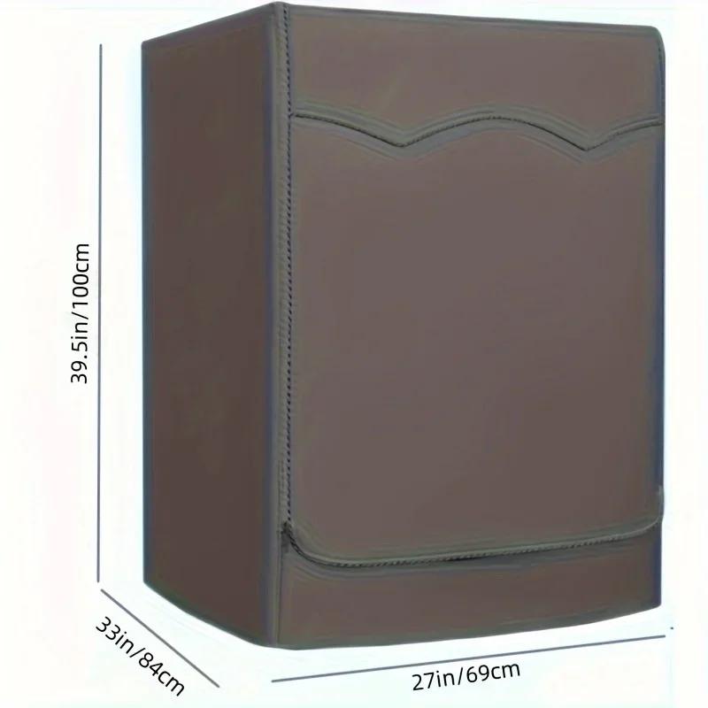 Housse de lave-linge, housse de lave-linge et sèche-linge imperméable Oxford robuste 420D, chargemen