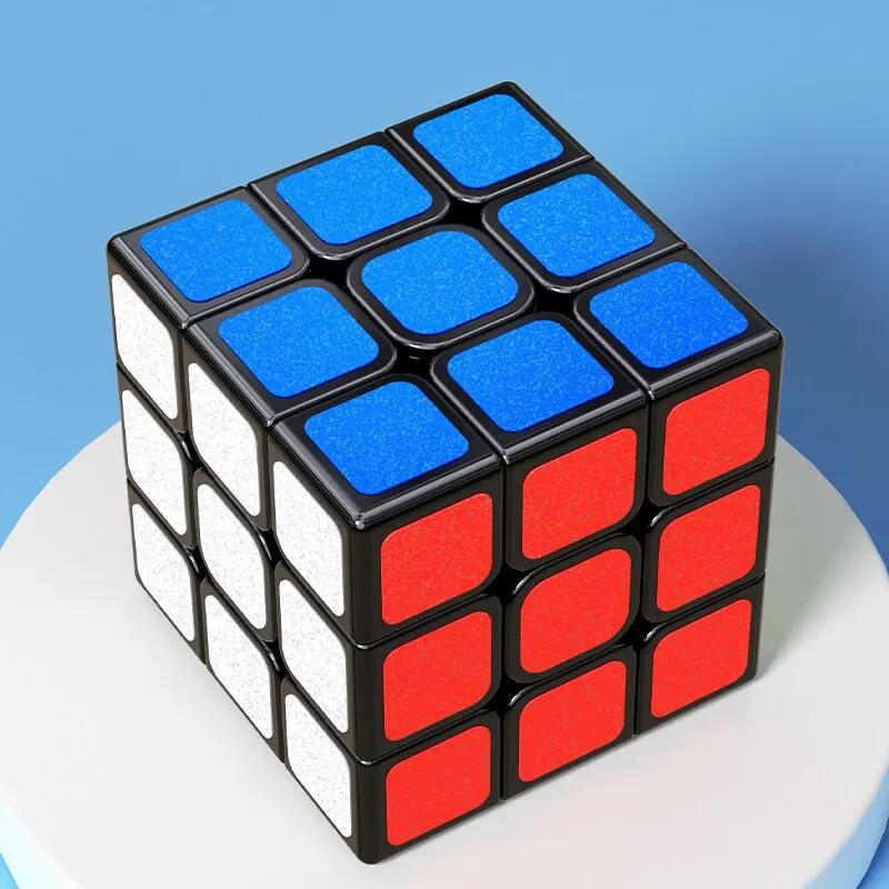 GENGSO-Cube magique conviviale ré Bergame, autocollant, jouets de puzzle pour enfants, habité pour l