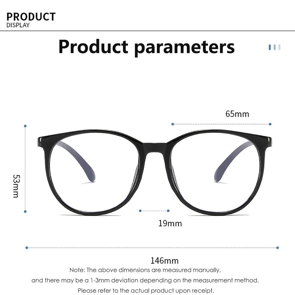 Lunettes d'ordinateur transparentes à grande monture pour femmes, rondes, Anti-lumière bleue, optiqu