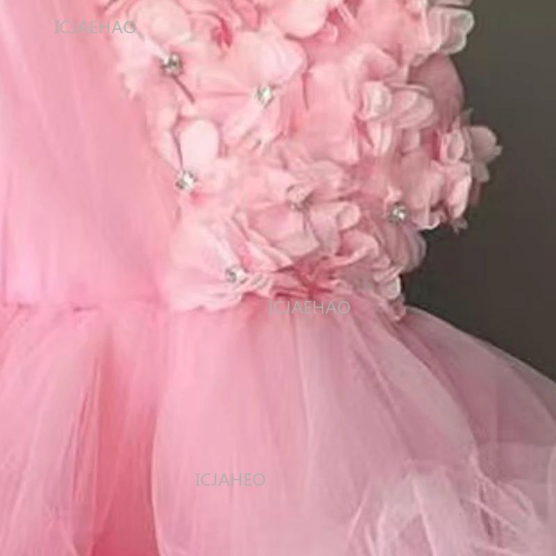 Robes de soirée pour récital de piano, robe tutu fleurie pour filles, tenue de fête formelle pour en