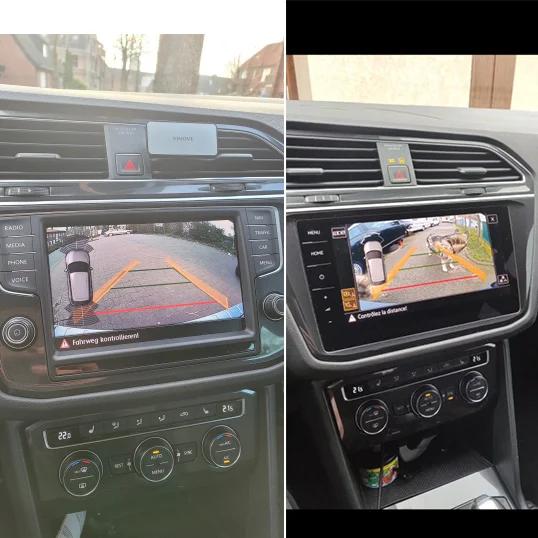 Caméra dynamique Canbus pour VW Tiguan II 2016 à 2023, caméra de recul pour unité MIB HD, Vision noc