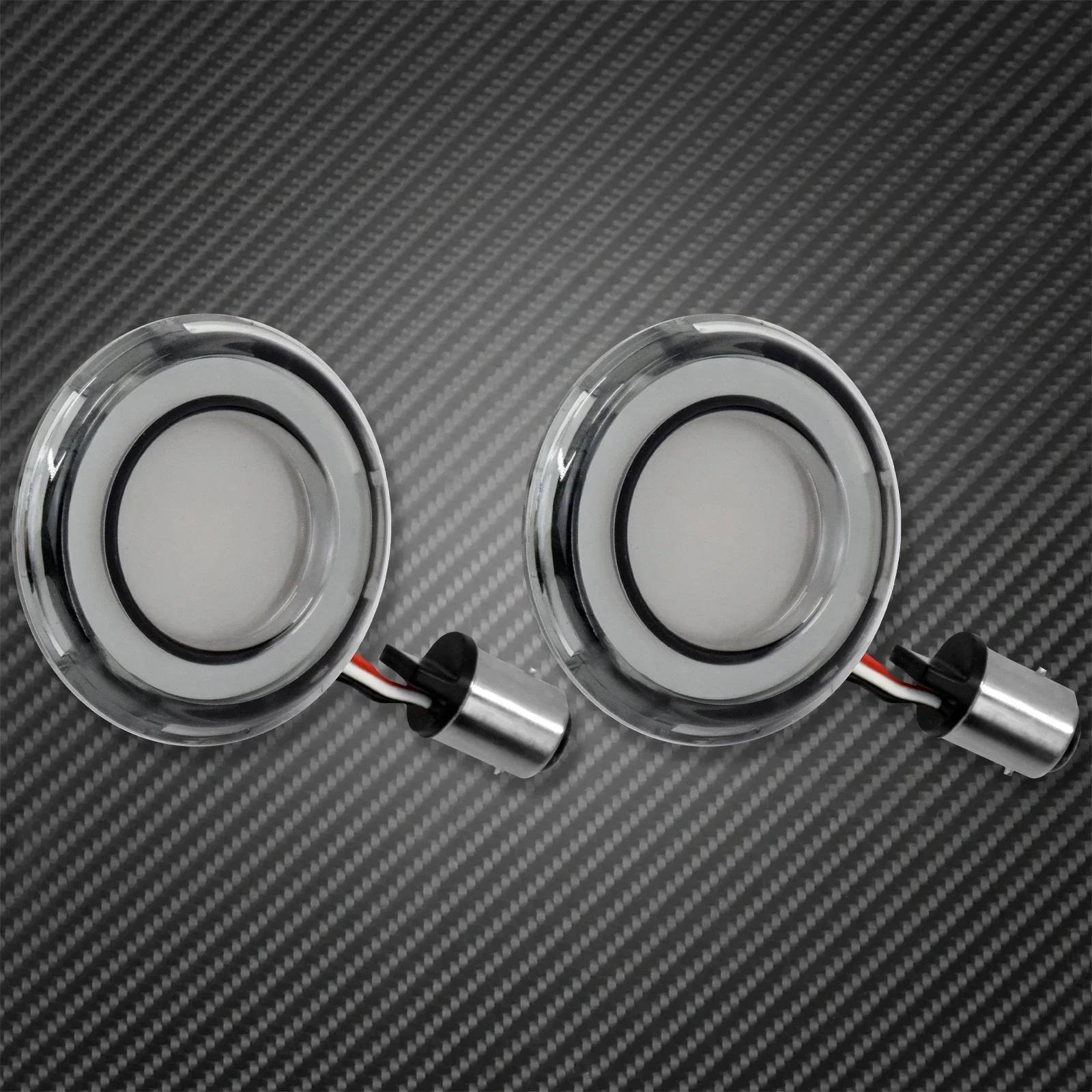 Conversions de clignotants de moto panneau lumineux LED 1156 1157 Style balle pour Harley Sportster 