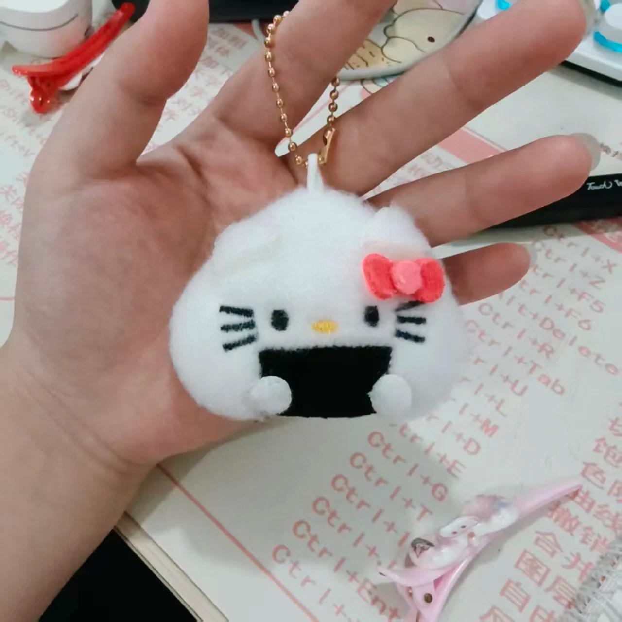 1 pièces rouleau de riz et de légumes Sushi pendentif en peluche chat poupée pendentif sac accessoir