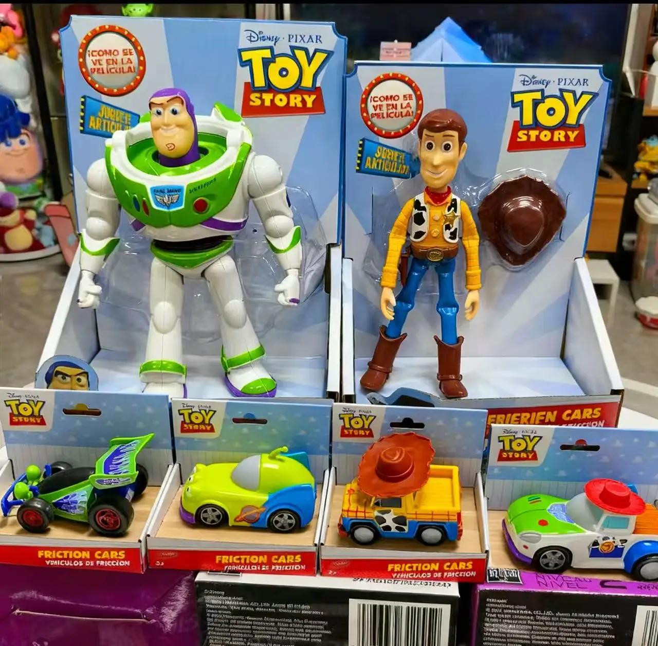 Dessin animé Toy Story 3 Buzz Lightyear Woody, figurine de dessin animé, modèle de jouet de bureau, 