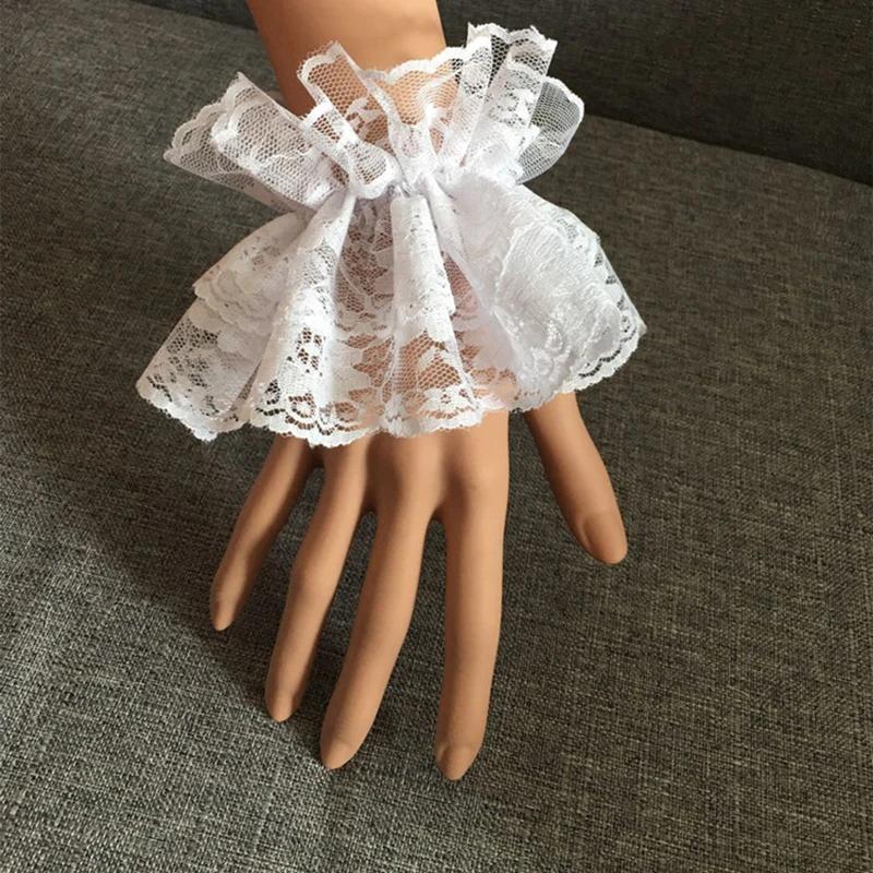Lolita – gants à manches courtes pour la main, accessoires pour vêtements, manchettes de poignet, vo