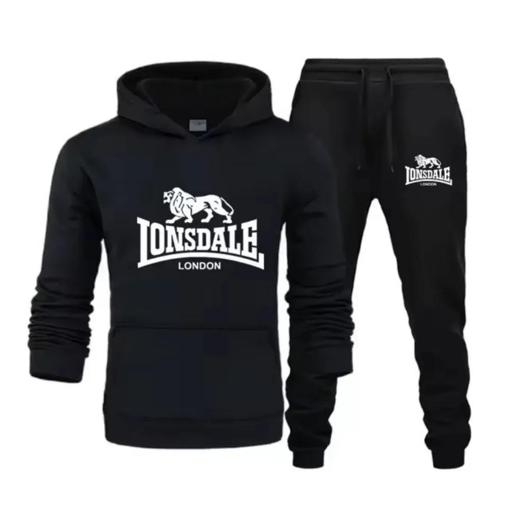 Animal léopard 2025 printemps automne haute qualité décontracté hommes ensemble de vêtements de spor