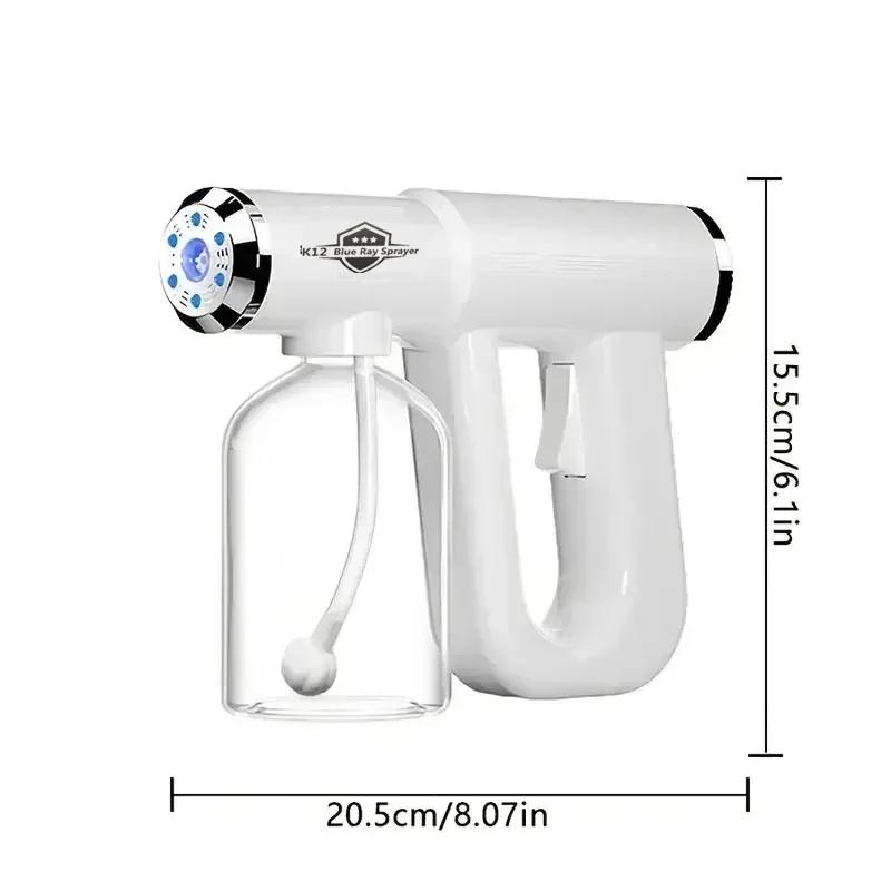 Spray de soin capillaire Nano Blue Light 300ML - Vapeur sans fil rechargeable par USB, outil de coif