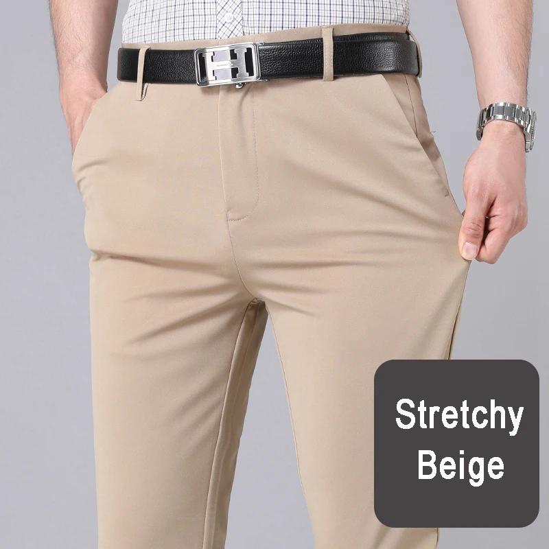 Pantalon décontracté intelligent pour hommes, extensible, sport, séchage rapide, pleine longueur, dr