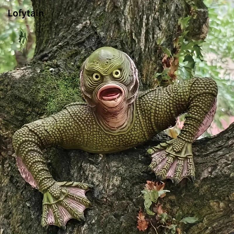 Créature du lagon noir, modèle de figurine tombe, Cosplay, lézard, homme monstre, décoration extérie