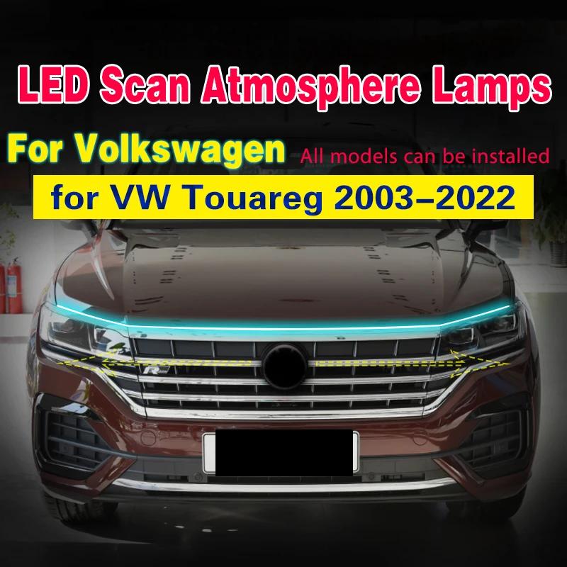 Feux de démarrage flexibles universels pour VW Volkswagen Touareg, lampe à LED avant de voiture, feu