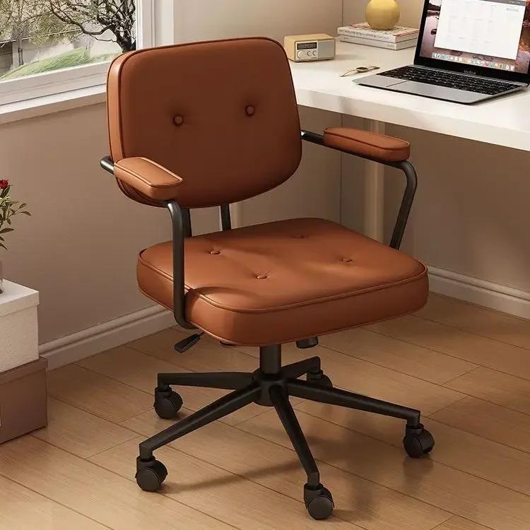 Chaise d'ordinateur confortable pour sédentarité à la maison, bureau, étude, dortoir, dossier, siège