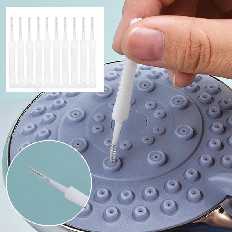 HOMicro-Brosse en nylon anti-colmatage pour pommeau de douche, nettoyeur de livres, trou de téléphon